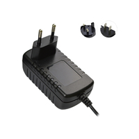 Adaptador de Corriente Universal de Pared CA/CC de 24W 12V 2A con Múltiples Conectores DC, Certificaciones DOE VI, CE, FCC, SAA, para Tiras de Luz LED, Fabricante OEM