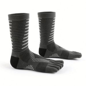 Calcetines Deportivos Duraderos con Logotipo Personalizado, Calcetines de Fútbol Antideslizantes que Absorben la Humedad, Calcetines Transpirables de Spandex/Nailon para Exteriores al por Mayor - Product Image 2