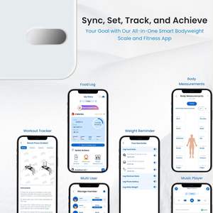 180kg <b>Bathroom</b> Floor <b>Scale</b> Intelligent Household Electronic Weighing <b>Scale</b> for Human Body Accurate to 0.1g OEM Customizable - Product Image 4