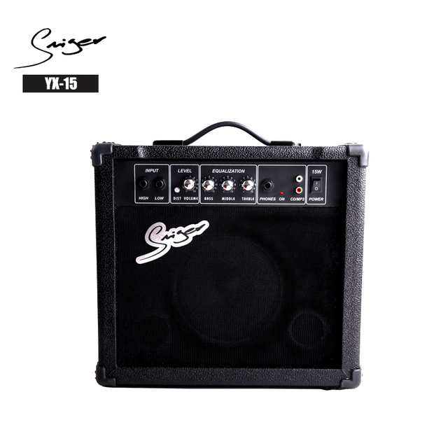 Wholesale Hot Sale Smiger Brand CE Amp Supplier Portable 15 Watt Electric Guitar Amplifier