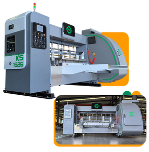 Machine automatique de fabrication de boîtes à <span class=keywords><strong>pizza</strong></span> en carton avec fente pour boîte PLC, machines de presse d'impression, prix - Product Image 3