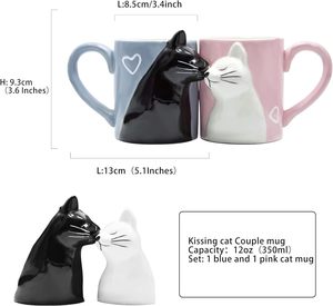 Productos más vendidos 2024 <span class=keywords><strong>Tazas</strong></span> 3D Taza de cerámica para beber animales Pintura a mano dolomita Gato Taza de café - Product Image 2