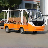 Bus de Tourisme Électrique pour Campus, 11 Places, Écologique, avec Portes, Personnalisable, pour Étudiants et Visiteurs