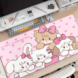 Souris de bureau de dessin animé Mikko avec accessoires, clavier de jeu Prime, tapis de rembourrage, dérivés d'anime - Product Image 2