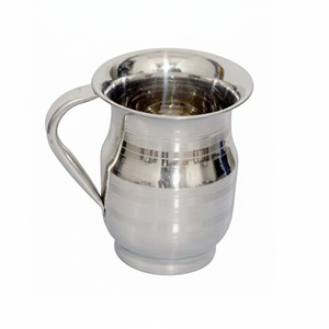 Jarra de agua de diseño moderno Jarra lisa de acero inoxidable en tamaños y formas personalizados para el hogar y la Mesa del hotel - Product Image 1