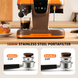 מכונת אספרסו רב תכליתית ביתית איטלקית 1000 וואט חצי אוטומטית עם מטחנה - Product Image 3