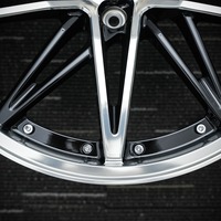 Jantes en alliage concaves 10 branches étoilées, finition noir brillant usiné, 19x8.5 20x10 21x10.5 pour BMW M3 M4 Audi RS3