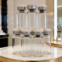 Flacons tubulaires en verre borosilicaté 3 ml, qualité pharmaceutique, avec bouchon en caoutchouc, contenants vides pour le stockage de liquides, vente en gros