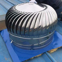 Serre en acier inoxydable sans puissance personnalisable monté sur le toit de l'industrie de la ventilation Super Mini ventilateur Turbo pour toit