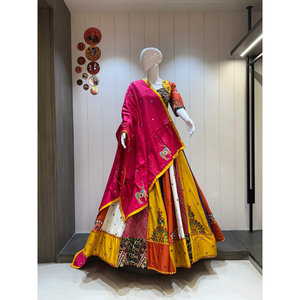 Latest Arrival Multi Concept Chaniya Choli with Pure <b>Jam</b> Cotton Fabric And Heavy Dupatta with Pallu Work Chaniya Choli - Product Image 1