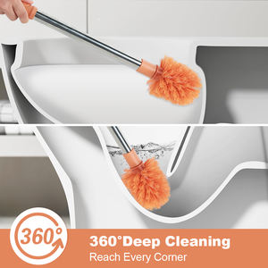 מברשת טואלט קיר, לסביבה pp ידידותית לסביבה pp, עיצוב מודרני לחיסכון בחלל - Product Image 5