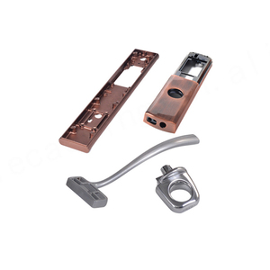 ชิ้นส่วนเครื่อง CNC ที่กำหนดเองอลูมิเนียมชิ้นส่วนเครื่องล็อคประตูอัจฉริยะ - Product Image 1