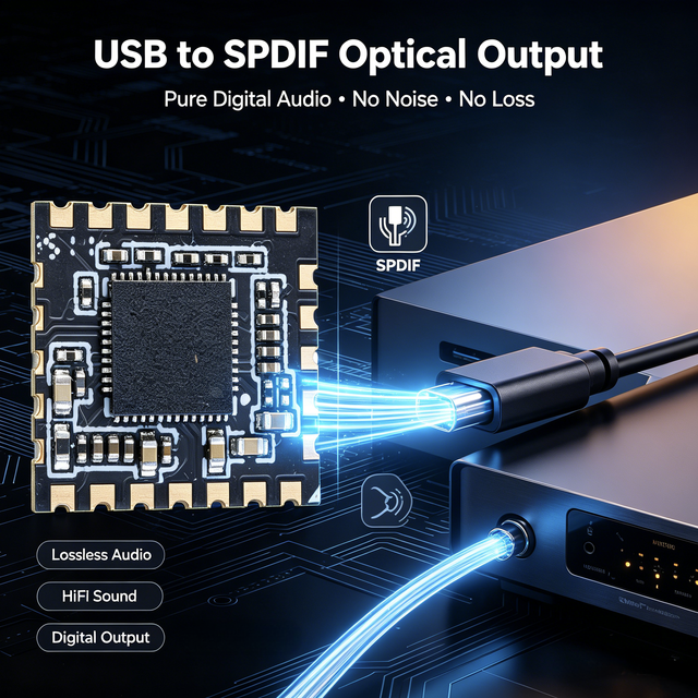 COMTANG CS43198 32bit/384kHz USB Audio DAC Module HiFi Stereo Decoder Board USB SPDIF Optical Output 8-band EQ Support OTA