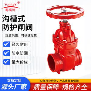 Fire Gate Valve DN100 PN16 Manual Operation Single Gate Water Flow Control For Firefighting Equipment - Product Image 5