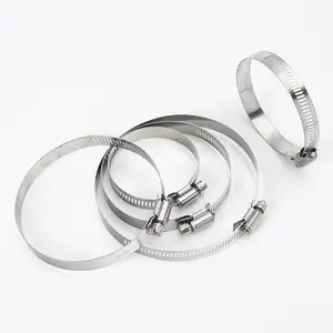 2024 Innovative Products Perforated Stainless Steel Band Hose Clamp Clips For Fixing Tubes