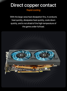 RX6600XT RX6600 RX580 256bit GDDR5 Graphics Card for Office & Gaming on Desktop or Laptop <b>Workstation</b> GPU with Fan Coolerxt - Product Image 3