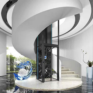 Ascenseur domestique, ascenseur intérieur, petit ascenseur domestique sans fosse, traction hydraulique, ascenseur familial, ascenseur de villa - Product Image 3