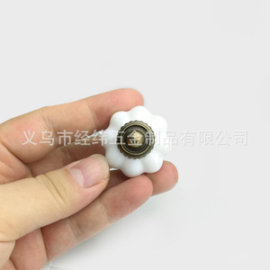 Jw Acrylic Cabinet <b>Knobs</b> Pumpkin Shape Zinc Alloy Traditional Drawer Handles Single Hole For Furniture - Product Image 3