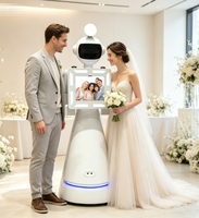 Romans Model D – Cabine Photo Robotisée en Libre-Service avec Caméra Rotative, Impression Instantanée, Télécommande, DSLR, iPad et Smartphone pour Mariages