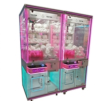 Grande machine à griffes transparente pour poupées en peluche, machine à griffes géante pour enfants, pour parcs d'attractions et salles d'arcade