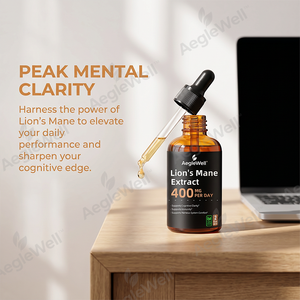 Gotas <span class=keywords><strong>de</strong></span> Melena <span class=keywords><strong>de</strong></span> León Aeglewell OEM, Extracto <span class=keywords><strong>de</strong></span> Hongo en Gotas, Melena <span class=keywords><strong>de</strong></span> León Líquida, Potenciador Cerebral, Melena <span class=keywords><strong>de</strong></span> León Líquida Orgánica - Product Image 2