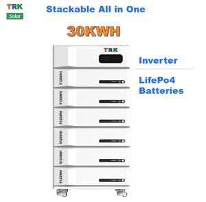 Sistema de Almacenamiento de Energía Solar Doméstico Híbrido de 48V 51.2V 6.2kW 30kWh con Batería Apilable Todo en Uno - Directo de Fábrica - Product Image 1
