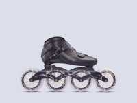 Vente en gros, 1 pièce minimum, patins à roulettes professionnels légers à 4 roues en fibre de carbone avec tailles réglables