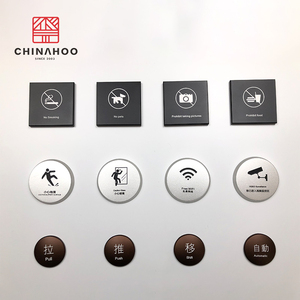 Fabricante <span class=keywords><strong>Hotel</strong></span> empujar y tirar signos de puerta - Product Image 1