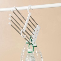 Porte-pantalons télescopique Tiktok antidérapant, organisateur de vêtements, support superposé pour jeans, pantalons, écharpes, pour armoire, salle de bain, fixation murale
