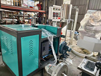 Machine de granulation de film étirable PE et film à bulles à refroidissement par air à vis simple SJ-75