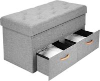 Repose-pieds pliant personnalisé multifonctionnel 84*42*42cm usage domestique salon entrée chambre tabouret de rangement banc pouf