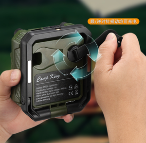 Lámpara <span class=keywords><strong>de</strong></span> Camping para Exteriores: Lámpara <span class=keywords><strong>de</strong></span> Mano Recargable <span class=keywords><strong>de</strong></span> <span class=keywords><strong>Larga</strong></span> <span class=keywords><strong>Duración</strong></span>, Plegable, Multifuncional, para Emergencias y Trabajo en Tiendas <span class=keywords><strong>de</strong></span> Campaña - Product Image 3