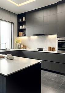 Armoires de cuisine modernes et luxueuses, adaptées au rangement de cuisine moderne et aux rénovations de cuisine complètes. - Product Image 5