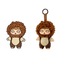 Mini Peluches Personnalisées en Coton, Conformes aux Normes de Sécurité UE/US, Douces pour la Peau, Garçon Anime pour Cadeau d'Événement, Porte-clés