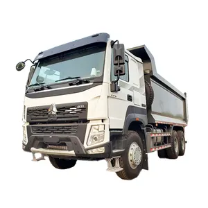 Sử Dụng 371HP V7 Mô Hình Euro 2 Howo U Hình Dạng Xe Tải Đổ 6X4 Howo Ngựa Điện Xe Tải Giá Cho Guyana