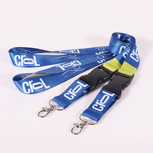 Miễn Phí Mẫu Thấp Moq Tùy Chỉnh OEM In <span class=keywords><strong>Polyester</strong></span> Dây Buộc Màu Xanh Cho Công Ty Văn Phòng Sử Dụng - Product Image 5