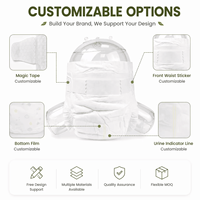En gros Couches jetables pour bébés nouveau-nés en tissu non tissé thermosoudé, avec couche supérieure respirante
