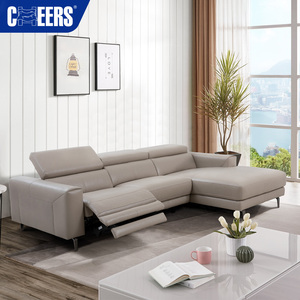 MANWAH Ghế Tựa Lưng Hình Chữ L Bằng Da Công Suất Lớn Chất Lượng Cao Đồ Nội Thất Ghế <span class=keywords><strong>Sofa</strong></span> Có Ghế Tựa Đầu Gấp Gọn - Product Image 6