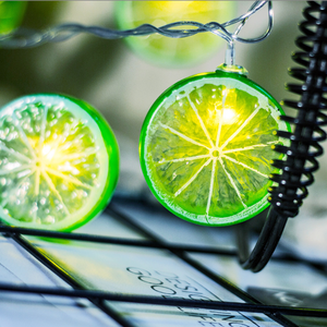 Lemon <strong>Orange</strong> Fruit Party Kids Room Wedding Lights Outdoor <strong>Led</strong> <strong>String</strong> Fairy Light Battery Operated Decorative <strong>String</strong> Lights - Product Image 4