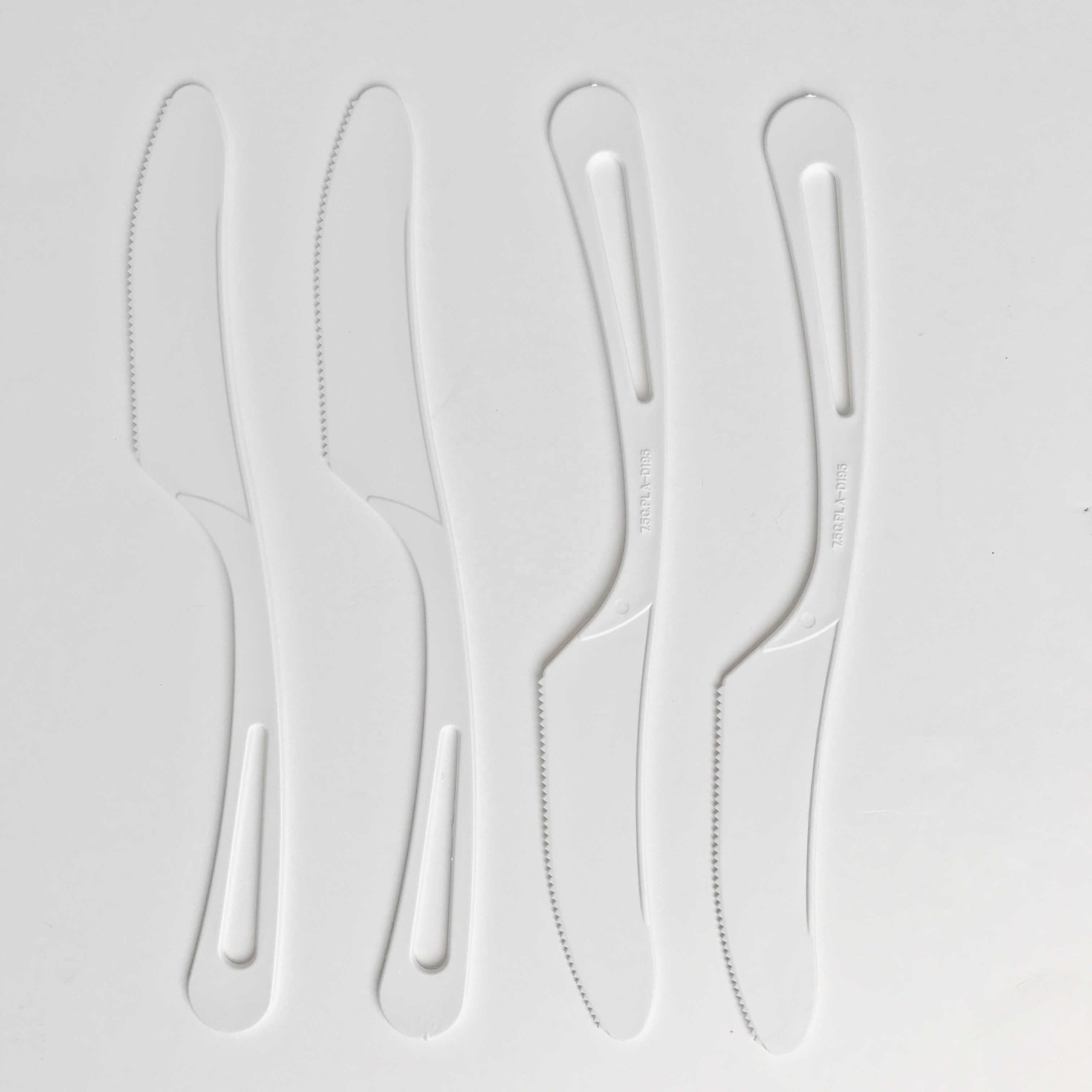 7.5 Inch CPLA Cutlery Set - Biodegradable Disposable Knife Fork Spoon by Xinyifeng | Eco-Friendly Ta