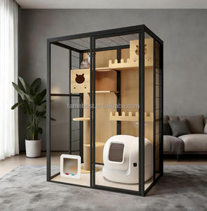 Jaula de Cristal Premium para Gatos, Estilo Villa, Transpirable, Tipo Vitrina, para el Hogar y Tiendas de Mascotas - Product Image 3