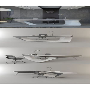 <strong>Floating</strong> Bold Design Convertible Custom-Made Italian Modern Wooden Executive <strong>Desk</strong> 200 Colors 10-Year Warranty File <strong>Drawer</strong> - Product Image 6