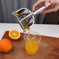 Presse-agrumes moderne en acier inoxydable 304 pour petits fruits Presse-jus d'orange manuel avec presse-fruits à grenade et citron