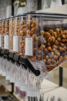 ECOBOX 	   Distributeurs de nourriture en vrac à montage mural, graines, bonbons, céréales, distributeur de nourriture en vrac à gravité, distributeur de noix, distributeur de nourriture sèche pour magasin