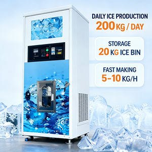 Distributeur automatique de glace commercial extérieur grande capacité autonettoyant avec paiement intelligent - Product Image 3