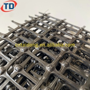 Cường độ cao 30/30 40/40kn sợi thủy tinh biaxial PP <span class=keywords><strong>geogrid</strong></span> cho bãi đậu xe và đường lái xe nhựa Geo lưới - Product Image 5