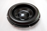 GZ1280-12 pouces Énorme Rouleau De Voiture Subwoofer Pièces Forte Fiber De Carbone Cône 3 pouces VCID