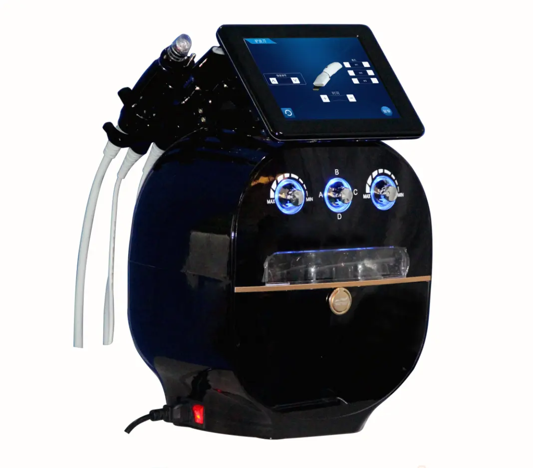 6 in 1 Personal Protective Equipment Beauty Salons Skin Care Hydro Water Hydrodermabrasion And Oxygen Facial Machine