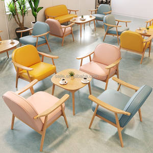 ชุดหนังสือสำหรับร้านอาหารเก้าอี้โต๊ะทำจากโลหะแบบโมเดิร์นทำจากไม้จริงแบบออกแบบได้ตามต้องการ - Product Image 1