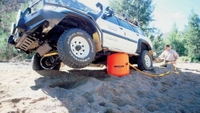 Cric d'échappement portable léger Gonflage rapide du système de sauvetage d'urgence Crics de voiture légers